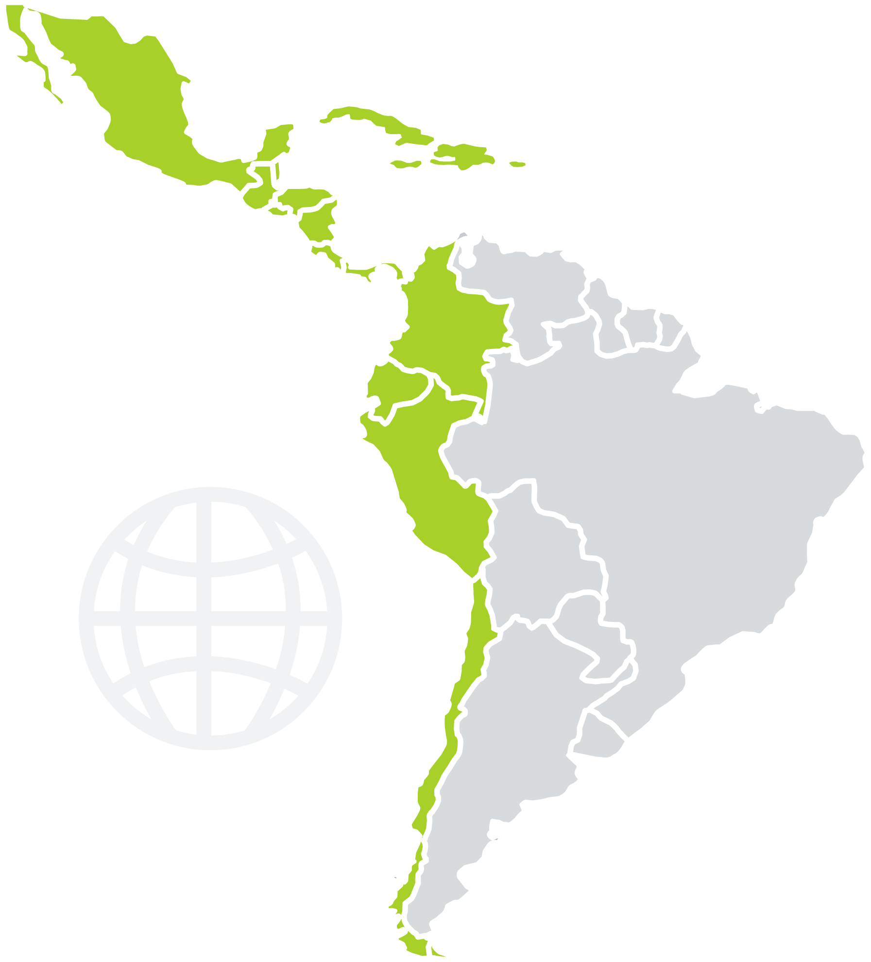 Mapa de Latinoamérica